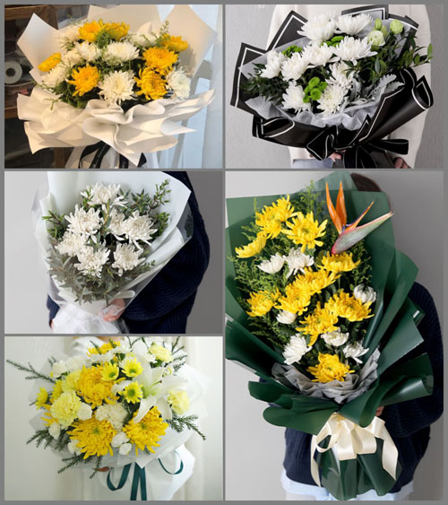 山东菏泽东明县城关街道白事花束代送